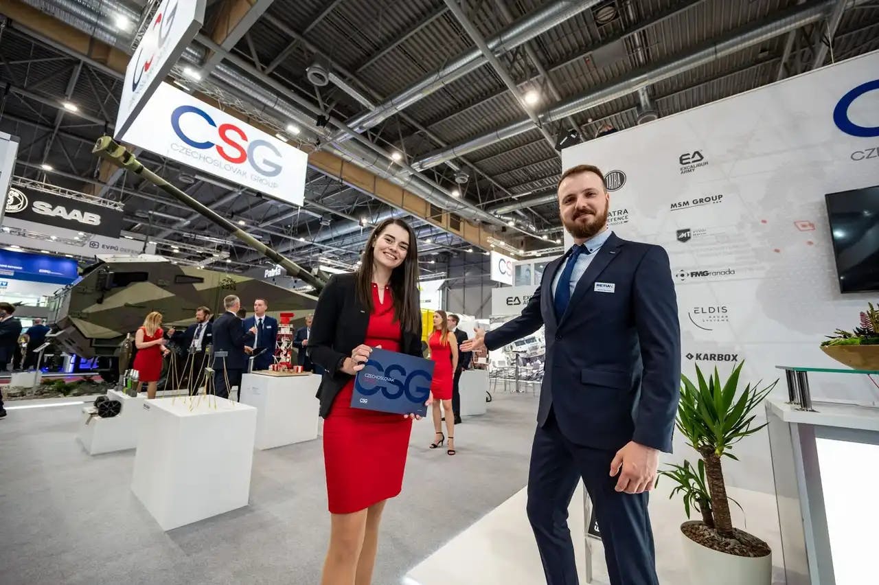 Czechoslovak Group stand at IDET 